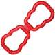 Brinquedo Interativo Kong Tug Toy Kg1 - Vermelho
