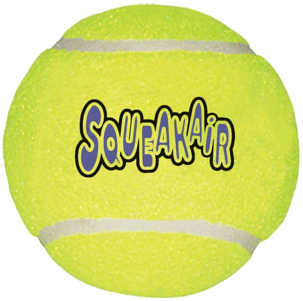 Brinquedo KONG Squeakair Bola de Tênis Bulk Ast1B - Tam. G