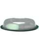 Comedouro em Inox Natural Curvado Anti-derrapante American Pets Pequeno - 480ml