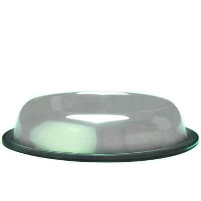 Comedouro em Inox Natural Curvado Anti-derrapante American Pets Pequeno - 480ml