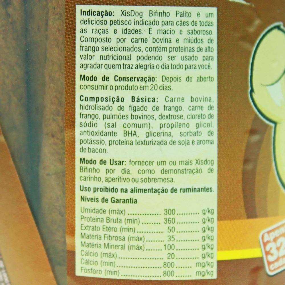 Bifinho Xis Dog Bacon - 350 g