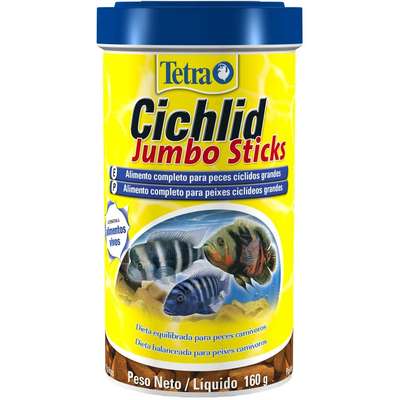 Ração Tetra Cichlid Jumbo Sticks em Palitos - 160gr