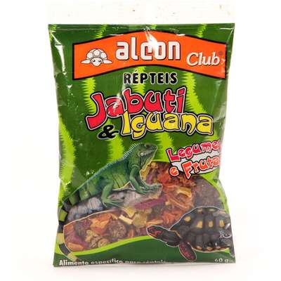 Ração Alcon Club Répteis, Jabuti, Iguana, Legumes e Frutas - 60gr