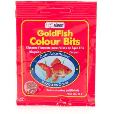 Ração Alcon Goldfish Colour Bits - 10gr