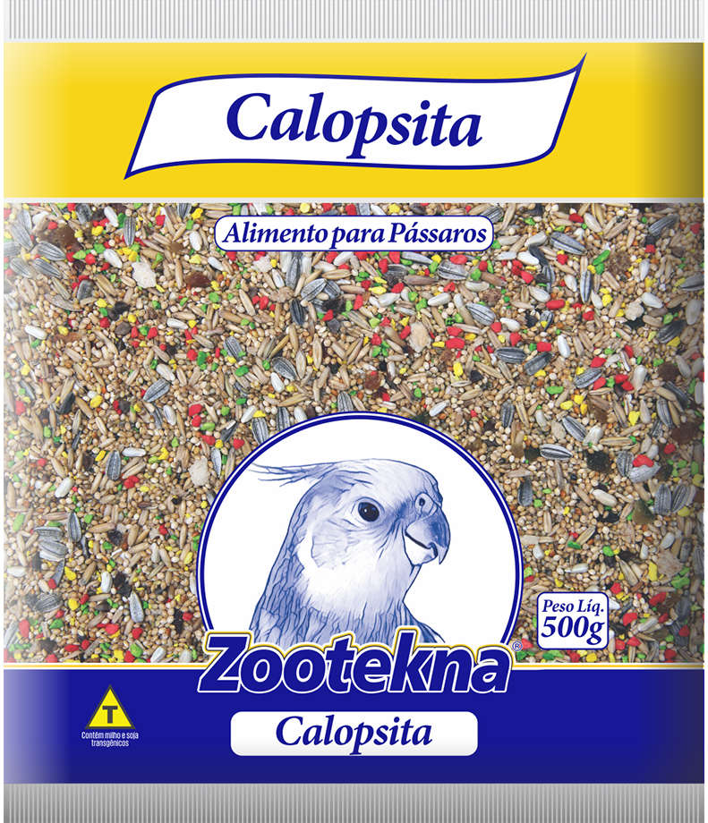 Ração Zootekna Mistura Balanceada de Sementes para Agapórnis e Calopsita - 500 g