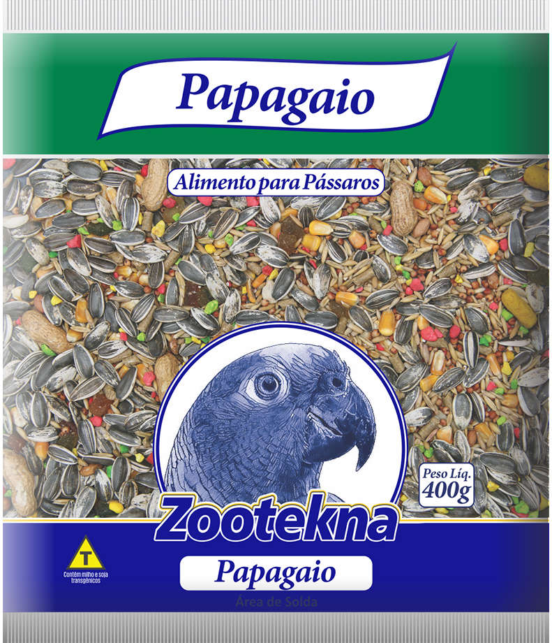 Mistura Balanceada de Sementes Papagaio Zootekna - 400 g
