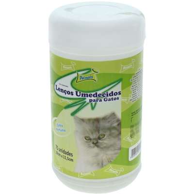 Lenços Umedecidos Petmais Fresh Pet para Gatos - 75 Unidades