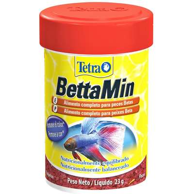 Ração Tetra BettaMin Flakes em Flocos - 23gr