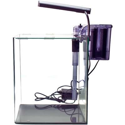 Aquário Rehau Cubo Crystal CC2025 com Filtro e Luminária - 110V