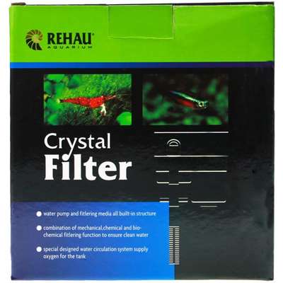 Aquário Rehau Cubo Crystal CC2025 com Filtro e Luminária - 110V