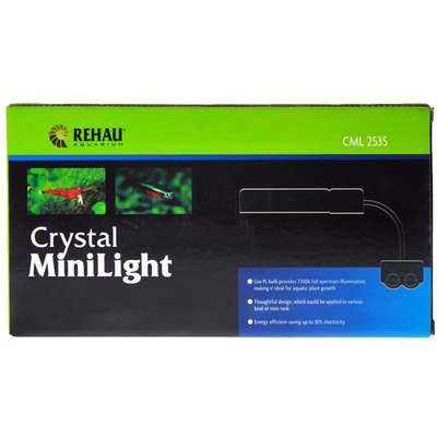 Aquário Rehau Cubo Crystal CC2025 com Filtro e Luminária - 110V