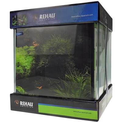 Aquário Rehau Cubo Crystal CC2025 com Filtro e Luminária - 110V