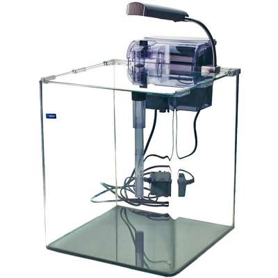 Aquário Rehau Cubo Crystal CC2025 com Filtro e Luminária - 110V