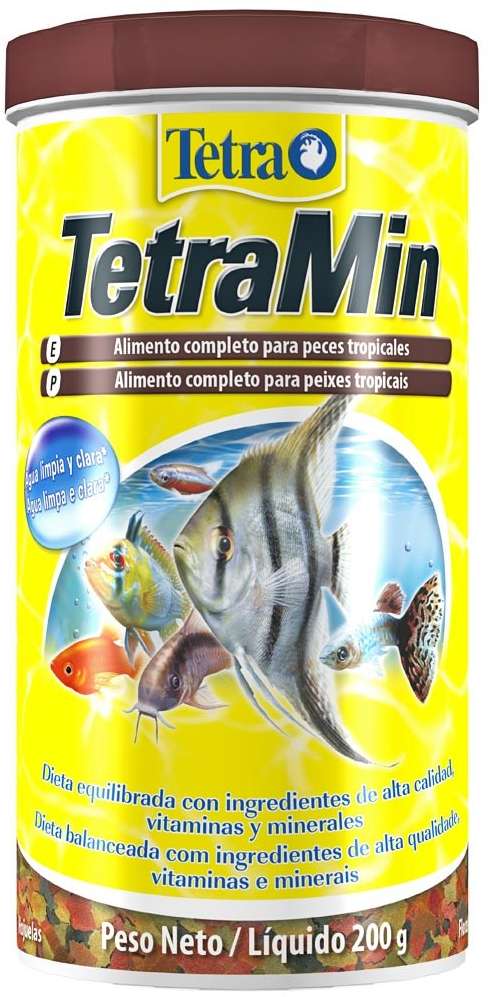 Ração Tetra Min Flakes em Flocos - 200 g
