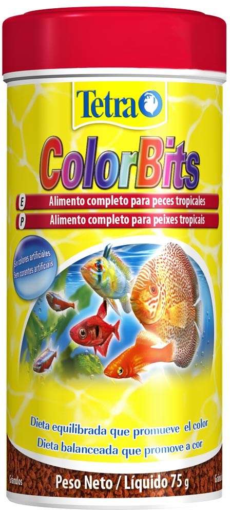 Ração Tetra ColorBits em Grânulos - 75 g