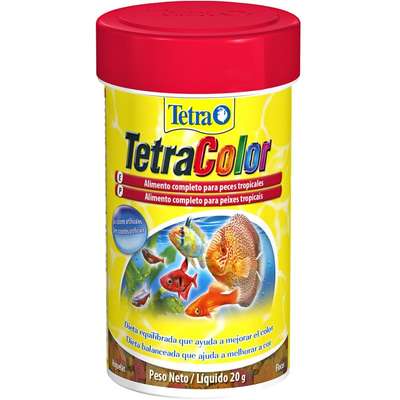 Ração Tetra Color Flakes em Flocos - 20gr