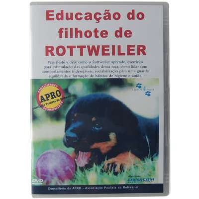 DVD Educação do Filhote do Rottweiler