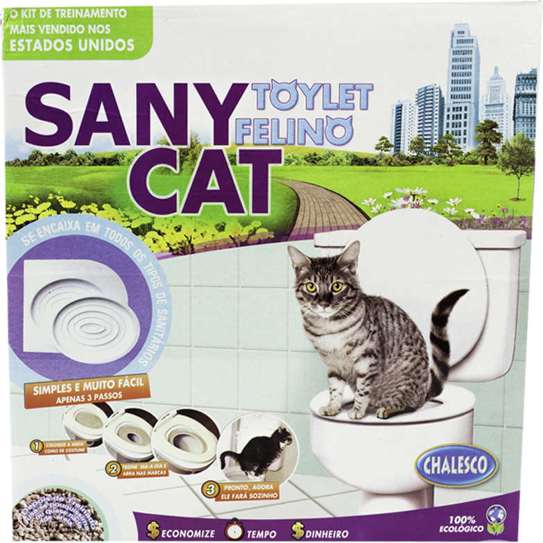 Sanitário Chalesco para Gatos Sany Cat - Tam. Único