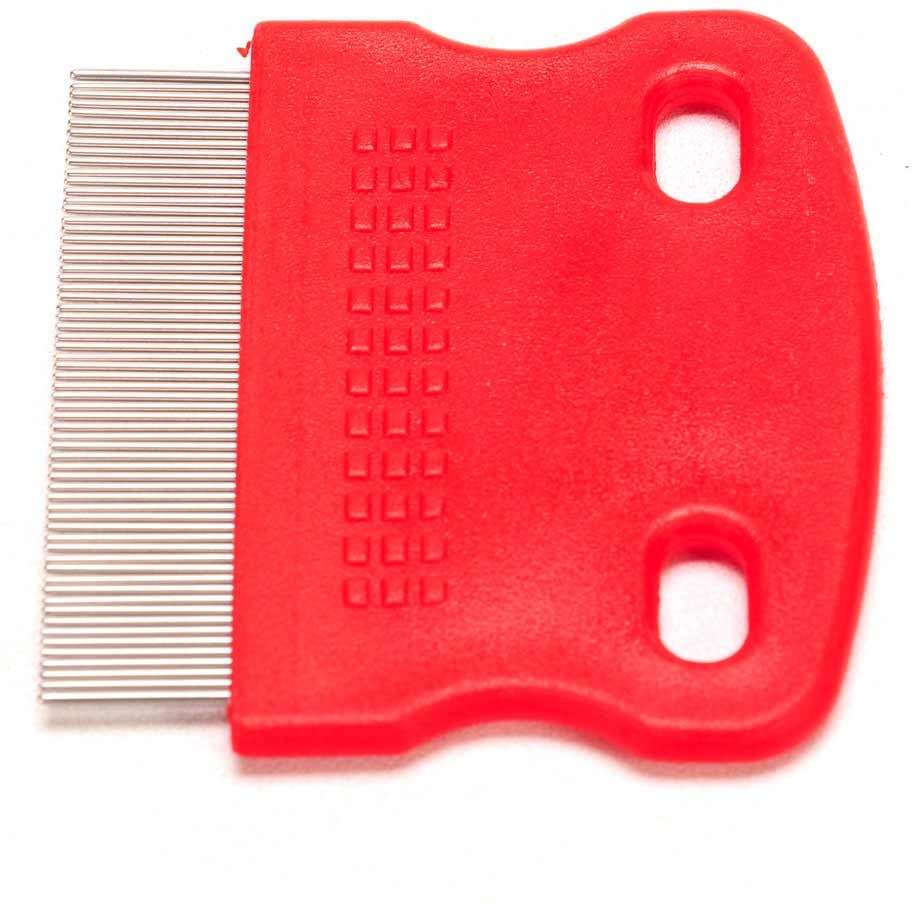Pente Importado Anti Pulgas - Cores Variadas (6x5,5cm)