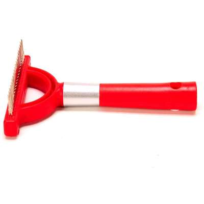Rasqueadeira Silver Corpo Plástico com Dentes Removíveis - American Pets