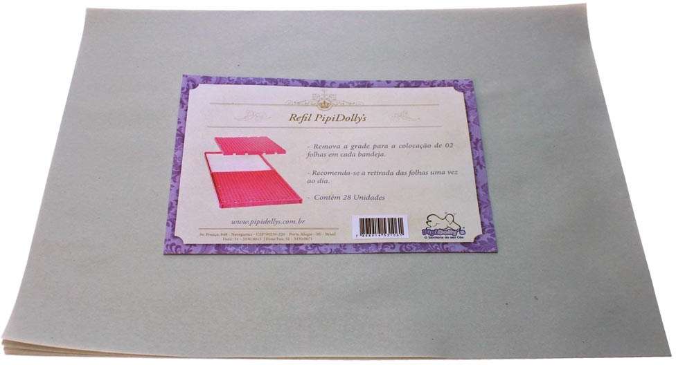Refil de Papel para Pipidollys - 28 Unidades