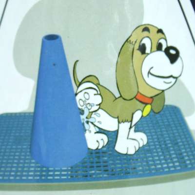 Postinho Sanitário para Cães - Vermelho