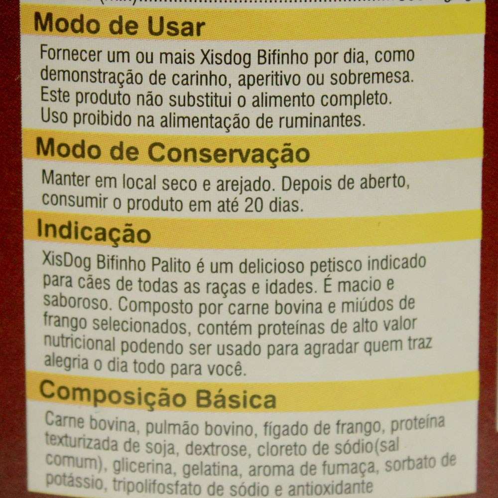 Xis Dog Bifinho Carne - 350gr