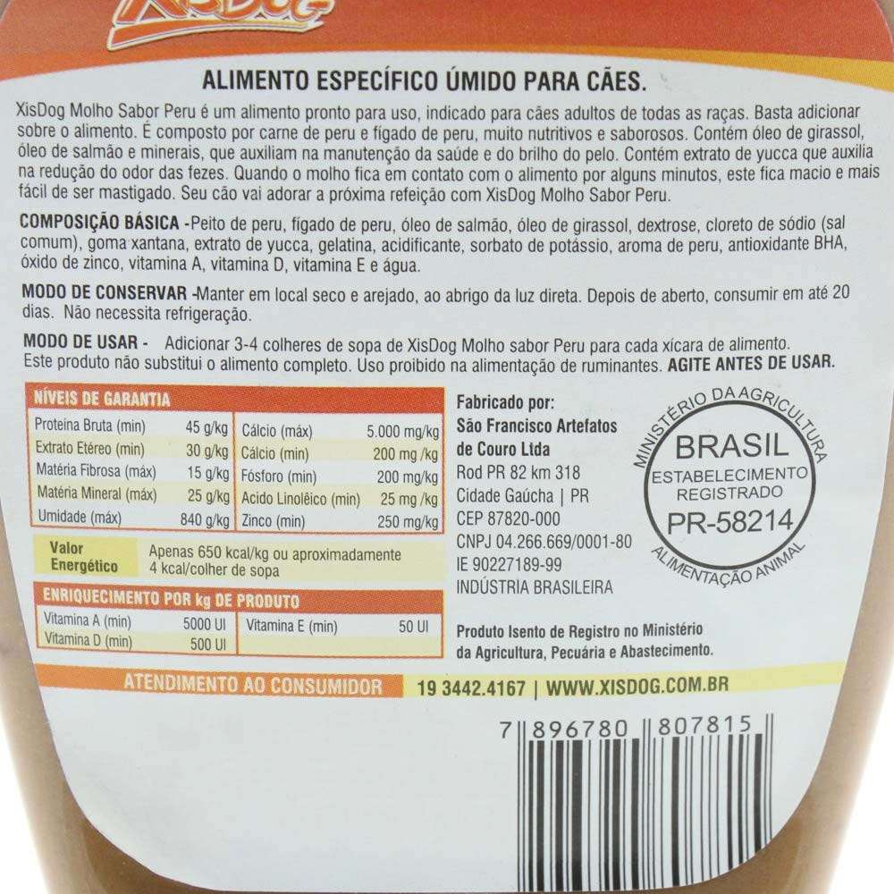 Molho Xis Dog Peru - 250 mL