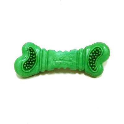 Brinquedo Osso Furacãobone de Borracha Verde - Tam P
