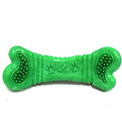 Brinquedo Osso Furacãobone de Borracha Verde - Tam P