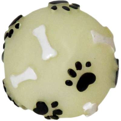 Brinquedo Futon Dog Bolinha de Vinil Neon - Brilha no Escuro