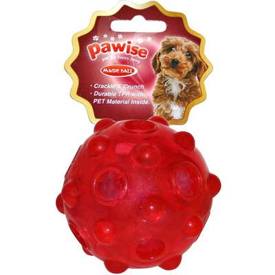 Brinquedo Pawise Bola de Borracha com Dispenser para Petisco - Vermelho