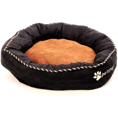 Cama Bóia Luxo Preto - Tamanho M