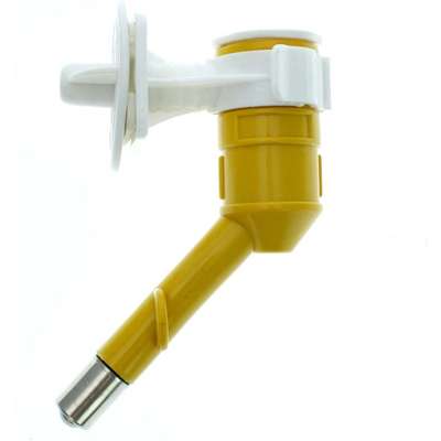 Bico Bebedouro Automático Chalesco de Bilha - Amarelo