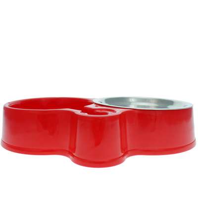 Comedouro Pratik Pet - Vermelho