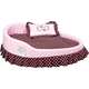 Cama Imperatriz Marrom com Rosa