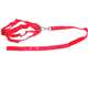 Conjunto Guia de Seda com Peitoral Vermelho - Médio