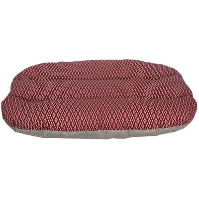 Colchonete Futon Dog Fashion Losango Vermelho - Tam G
