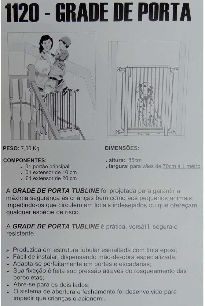Kit Portão de Afastamento Modelo Soft Tubline