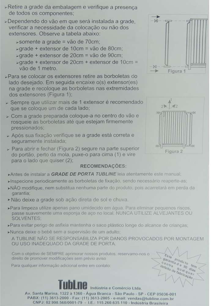 Kit Portão de Afastamento Modelo Soft Tubline