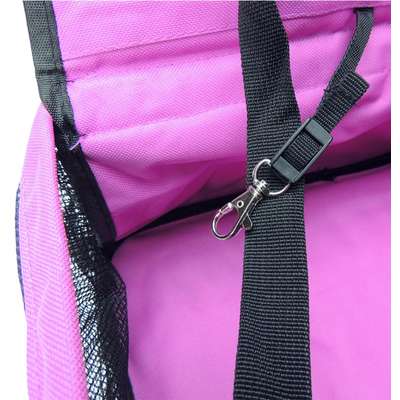 Assento Car Seat Chalesco para Cães e Gatos - Rosa