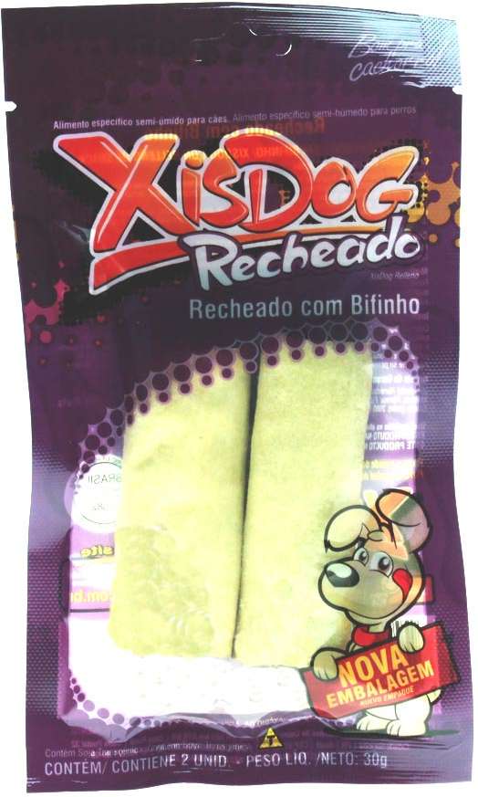 Xisdog Osso Recheado com Bifinho - 2 Unidades
