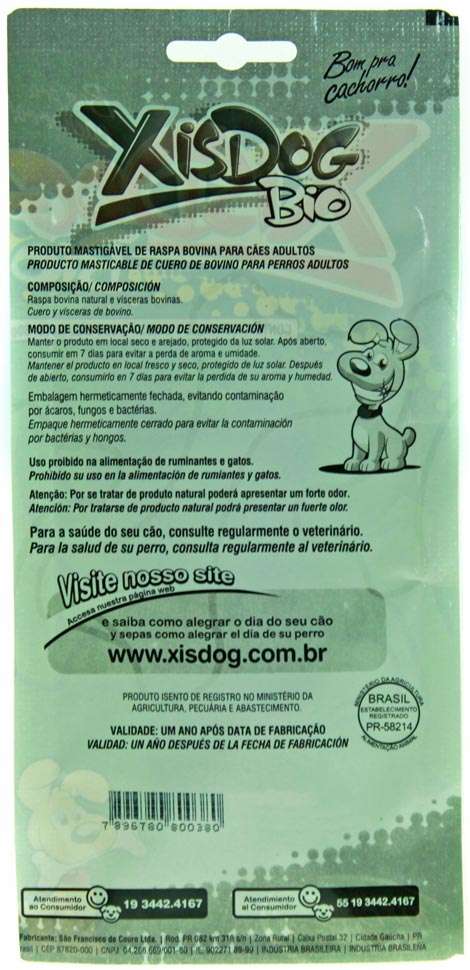 Osso Xisdog Bio Trança - 3 Unidades