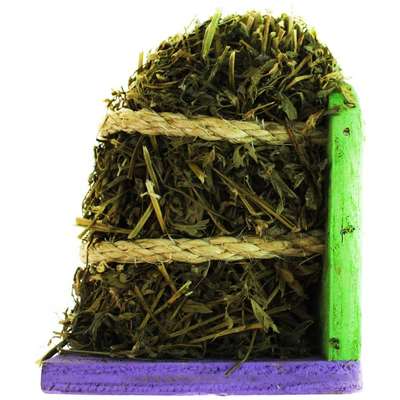 Porta Alfafa ou Feno - Lilás com Verde