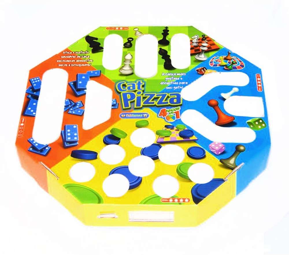 Jogo Interativo Pet Games Cat Pizza - Tam. Único