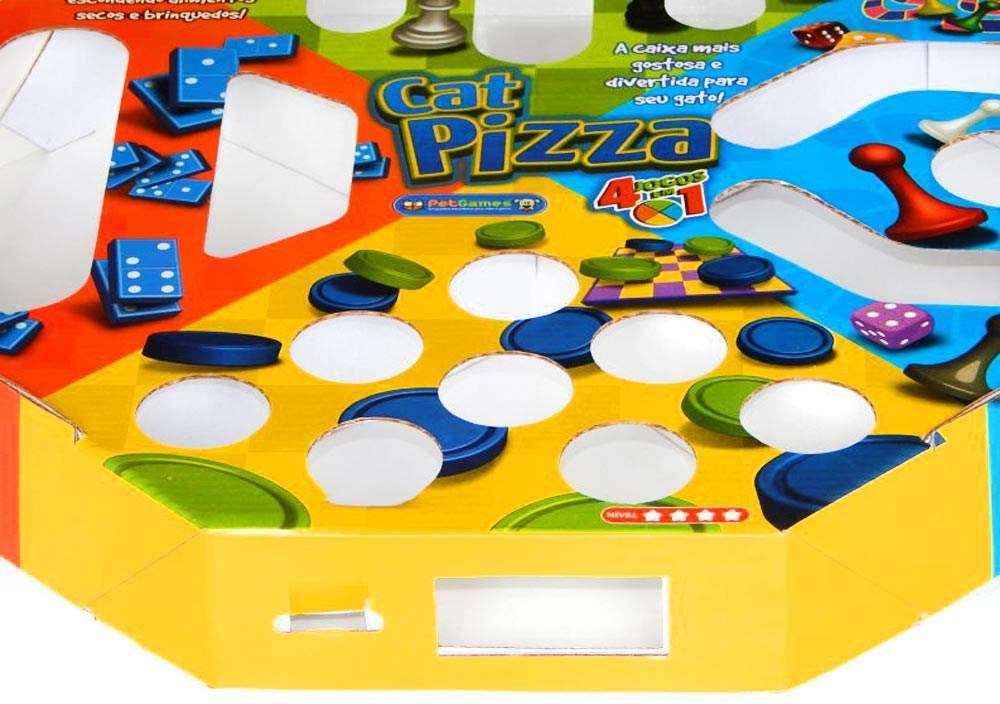 Jogo Interativo Pet Games Cat Pizza - Tam. Único