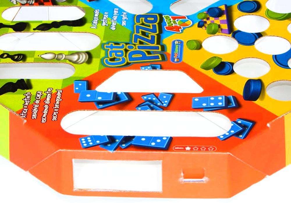 Jogo Interativo Pet Games Cat Pizza - Tam. Único