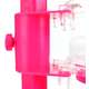 Bebedouro Chalesco com Suporte e Comedouro - Rosa