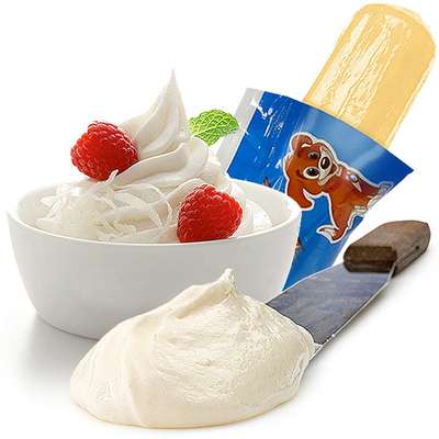 Picolé Icepet Pet Injet Sabor Creme com 12 Unidades