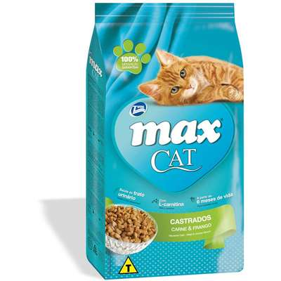 Ração Total Max Cat para Gatos Castrados